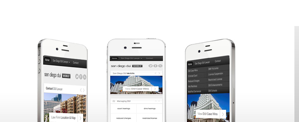 mobile website designed by san diego web studio