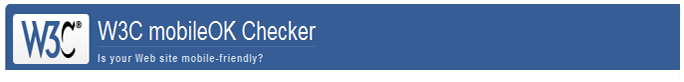 W3C Online Mobile Website Check